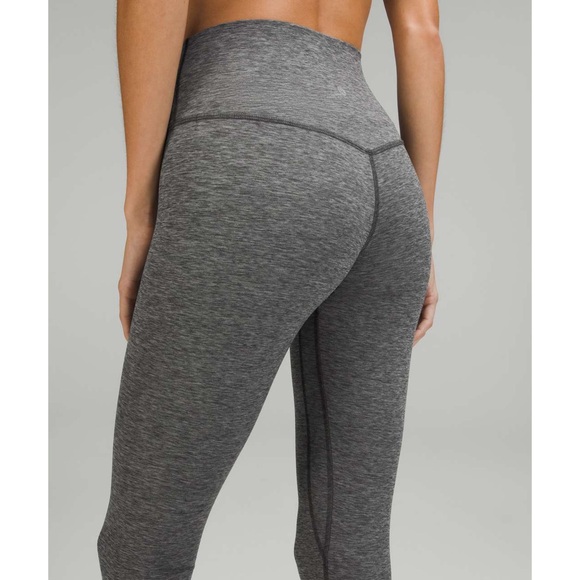 lululemon Align High Rise Leggings Pant 28" Colour Heathered Graphite Grey 4 - Picture 2 of 6